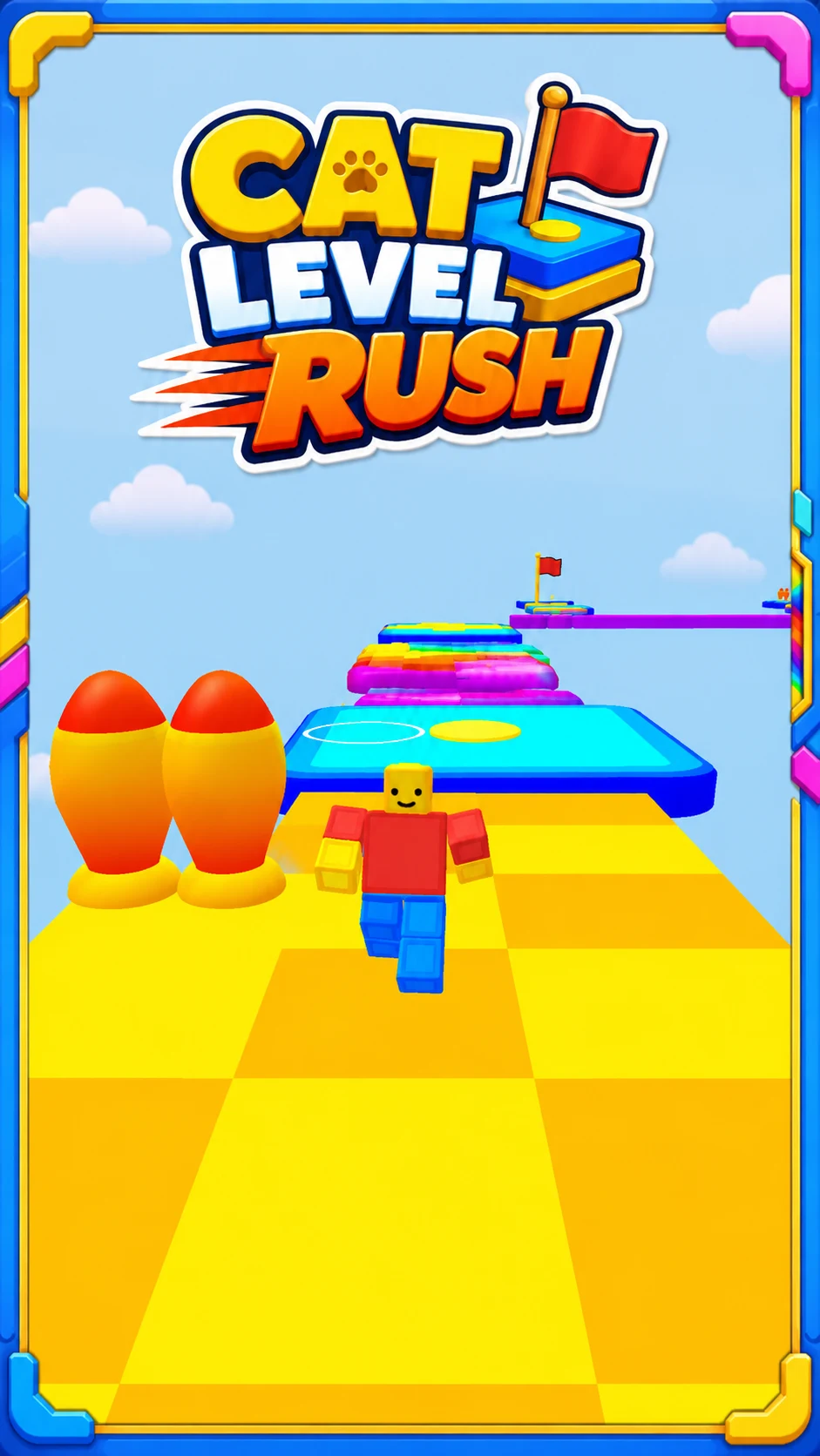 Cat Level Rush screenshot